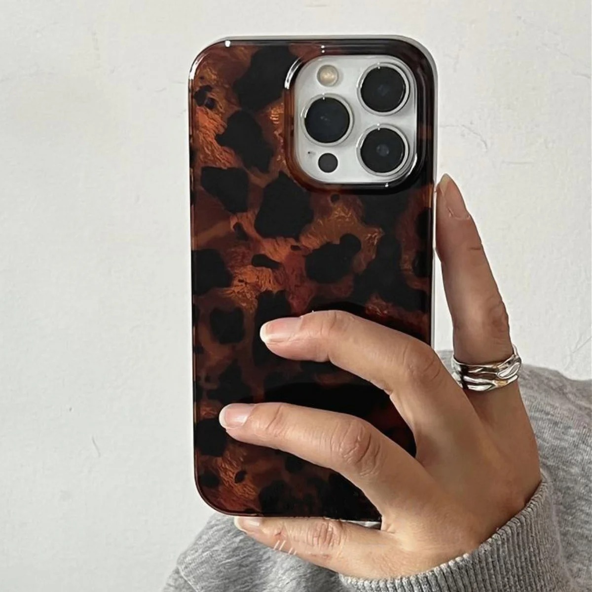 Phone Cases Otterbox - Coque de téléphone laser texturée ambre