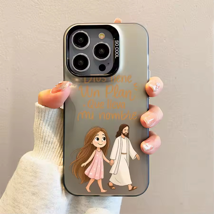 Phone Cases Cute Iphone 13 - Coque de téléphone mate « Fille