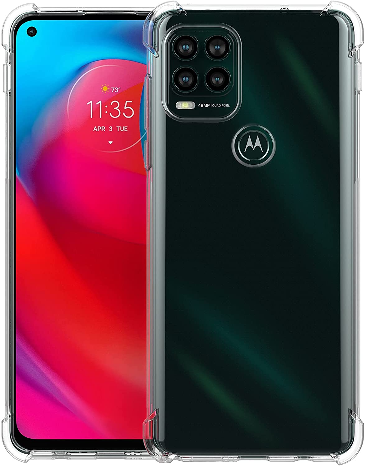 Phone Cases Moto G - Coque souple en TPU transparente, antidérapante,