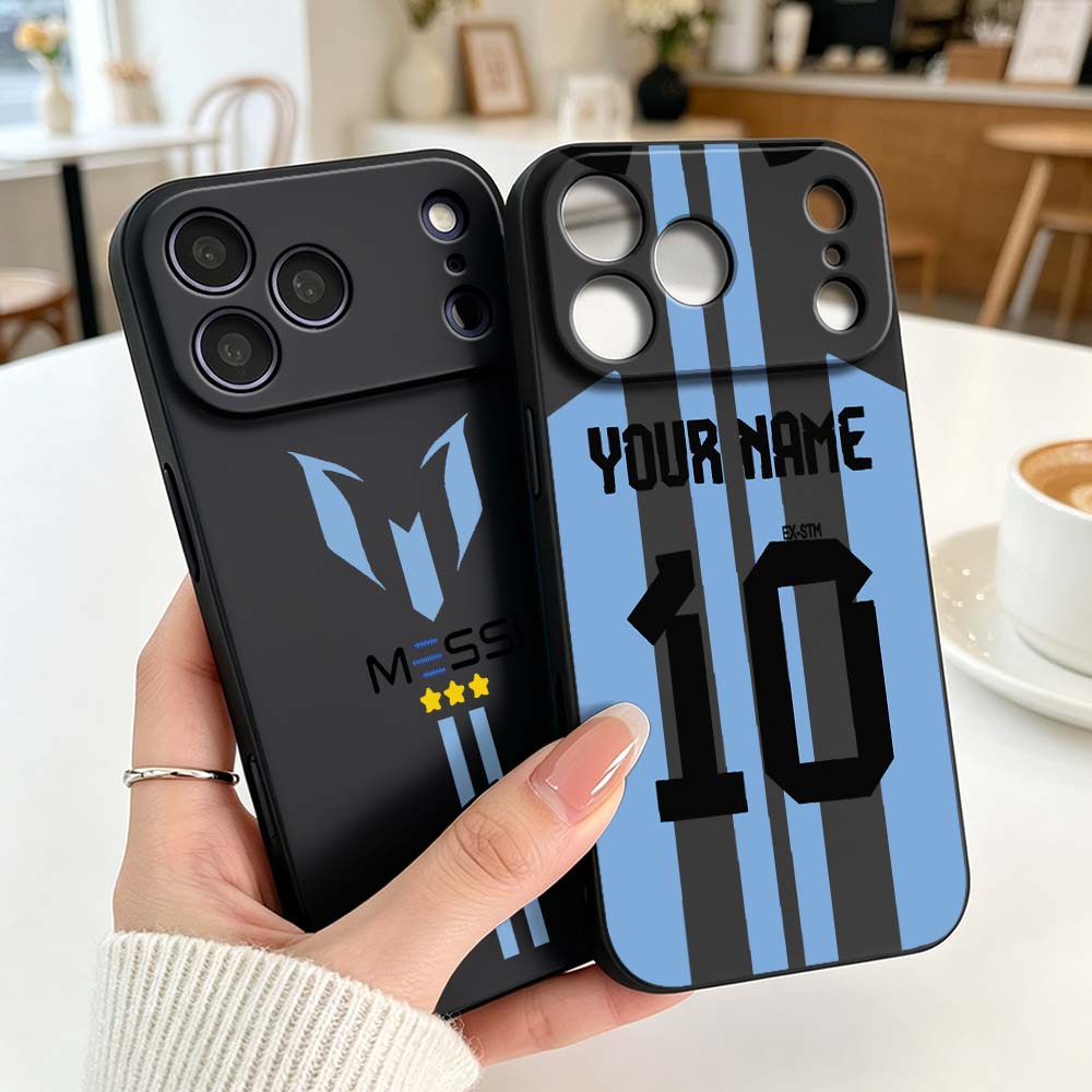 Phone Cases Jersey - Coque de téléphone souple noire avec
