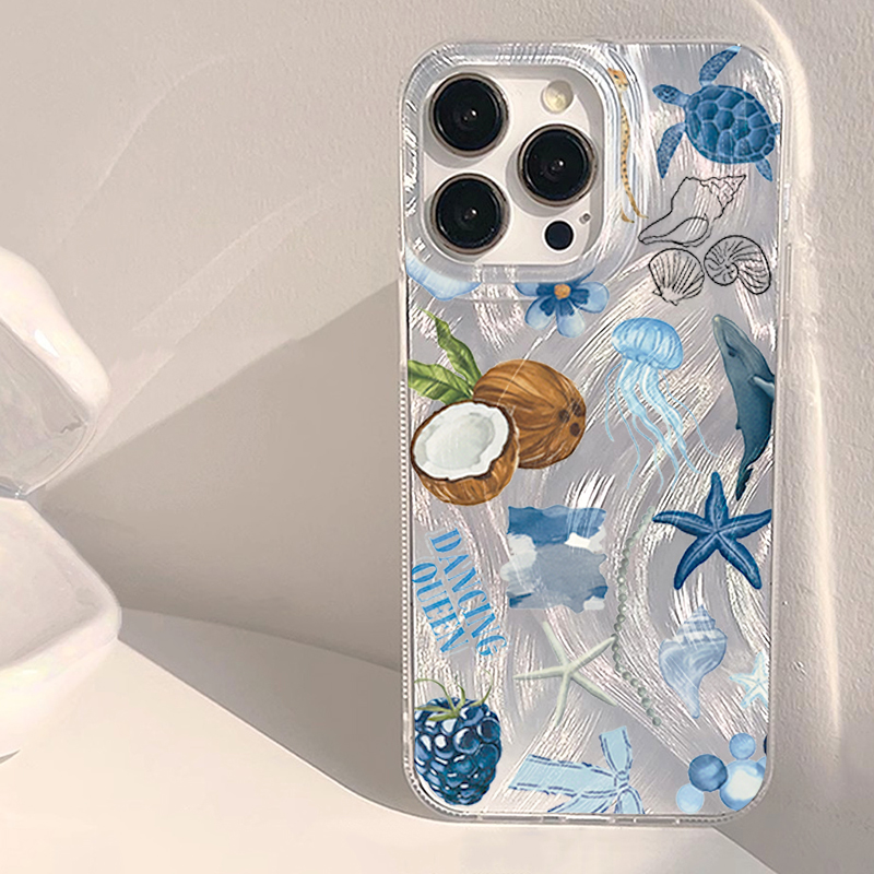 Phone Cases Blue - Coque de téléphone antichoc Blue Ocean