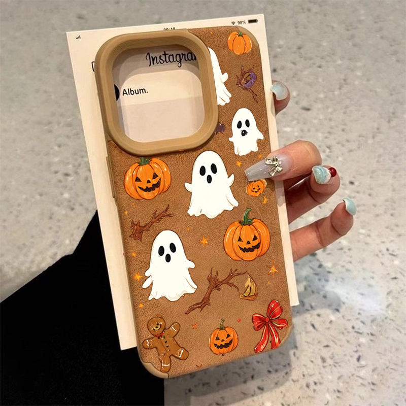 Phone Cases Cute Iphone 13 - Coque de téléphone antichoc Halloween motif