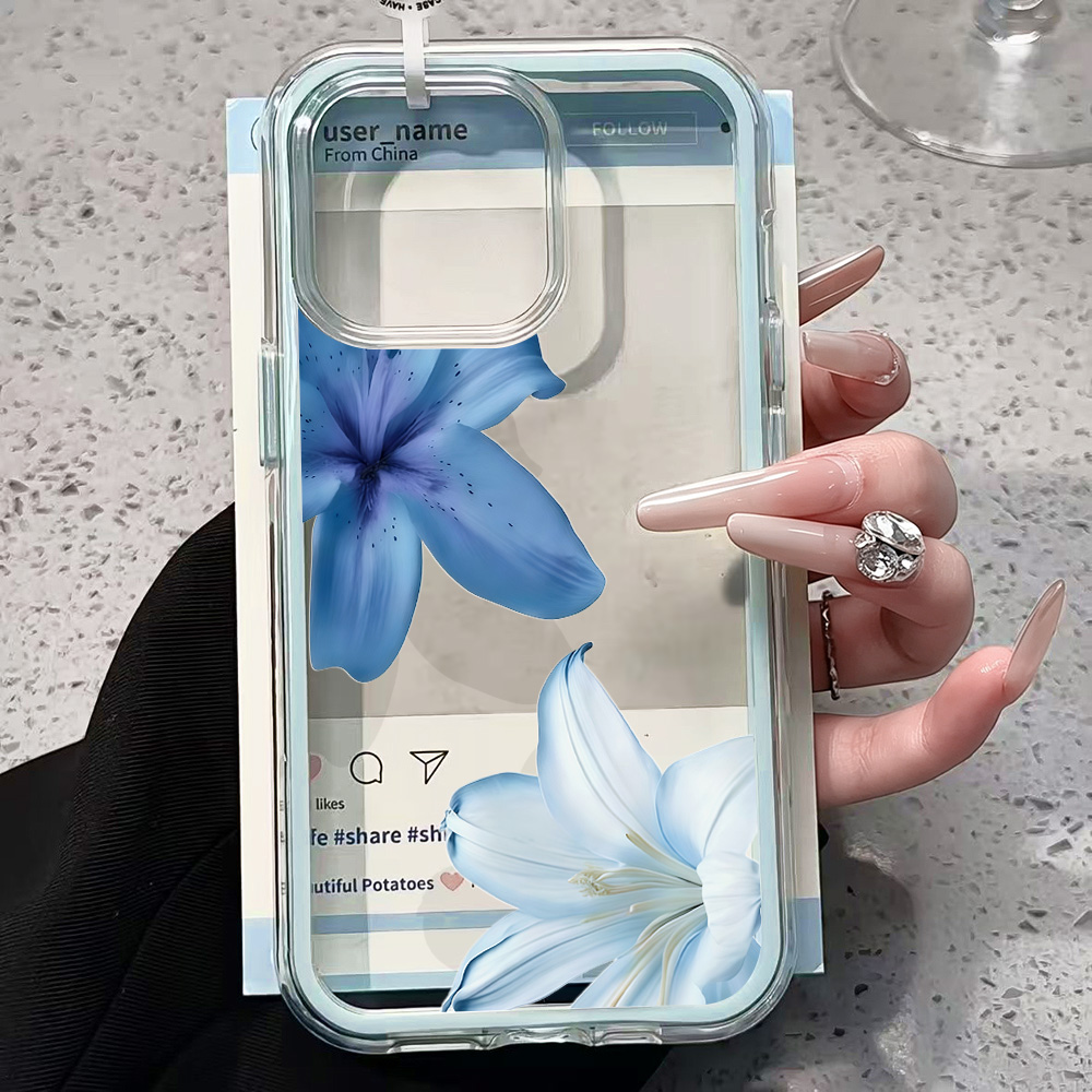 Coque de téléphone transparent - Phone Cases Blue avis et prix