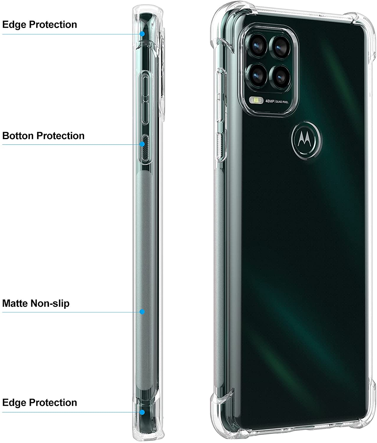 Coque souple en TPU transparen - Phone Cases Moto G avis et prix