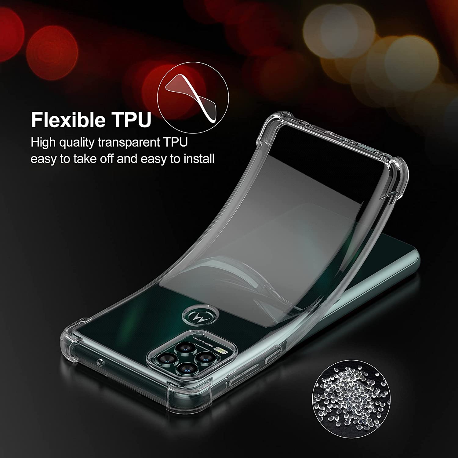 Coque souple en TPU transparen - Phone Cases Moto G avis et prix
